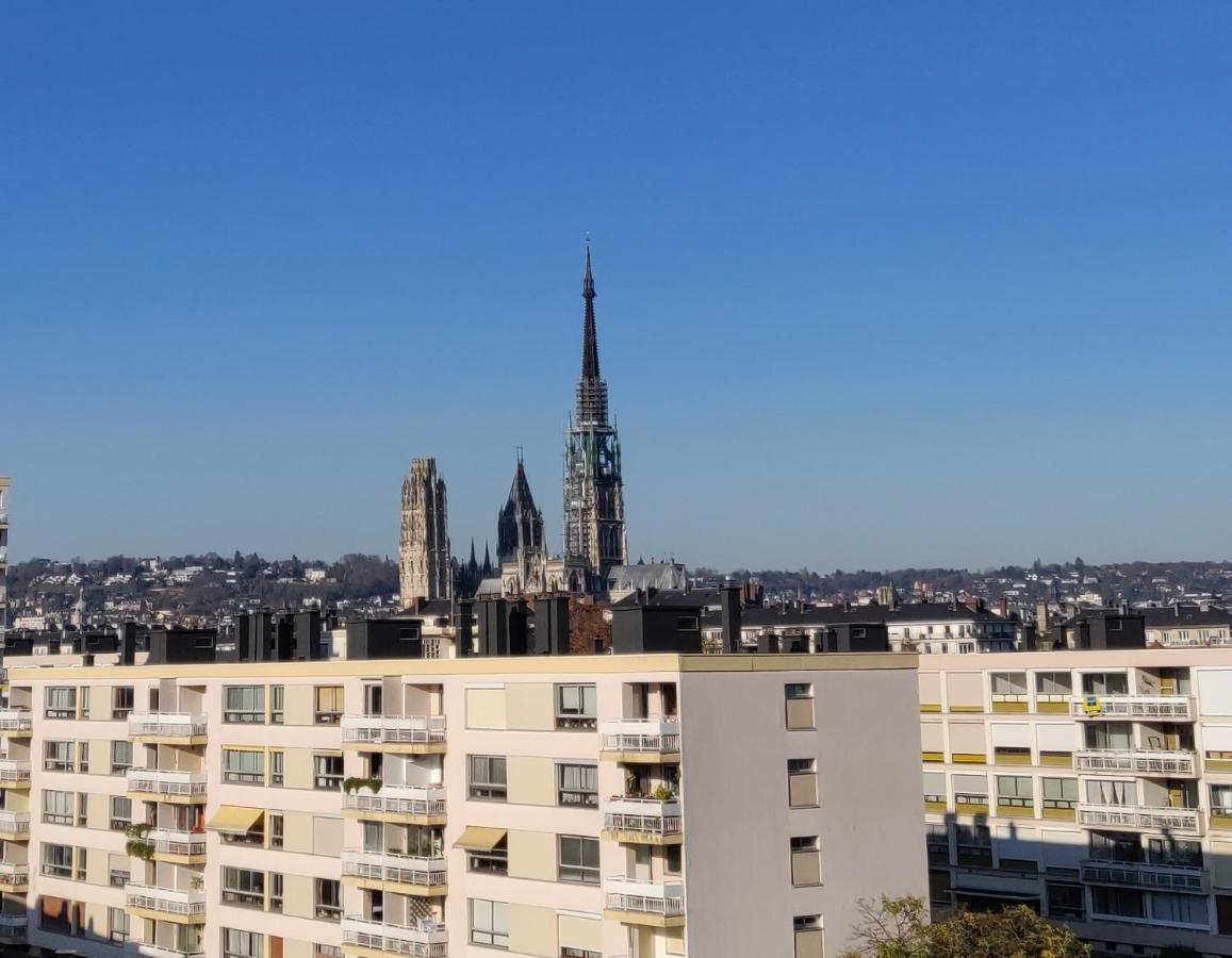 Appart'HomeCity - Rouen Vue Cathédrale Exterior foto