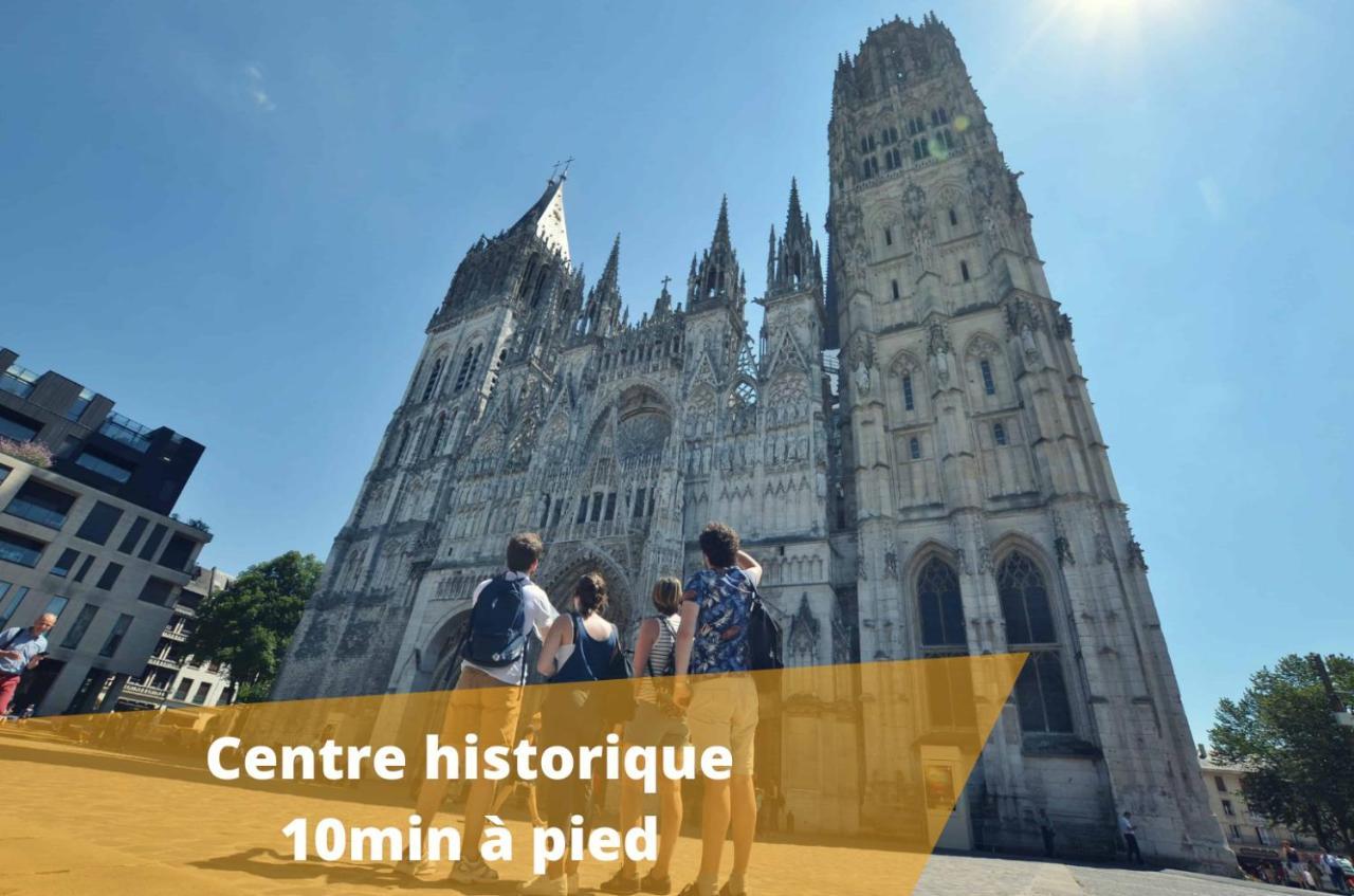 Appart'HomeCity - Rouen Vue Cathédrale Exterior foto